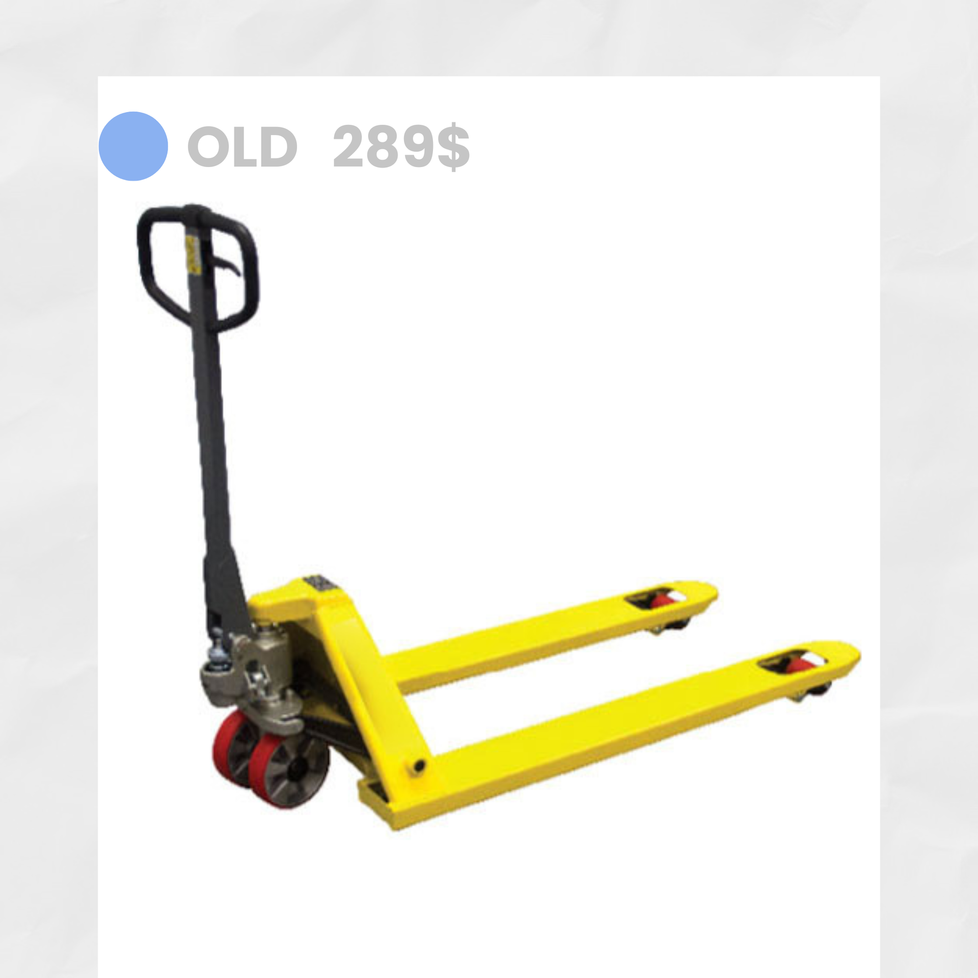 2-2.webp 48"x27" Manual Pallet Jack 5500 lbs. with Regular Wheels old - Image 1