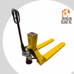 Manual Pallet Jack Single Wheels 48"x27" with Weighing Scale and Printer